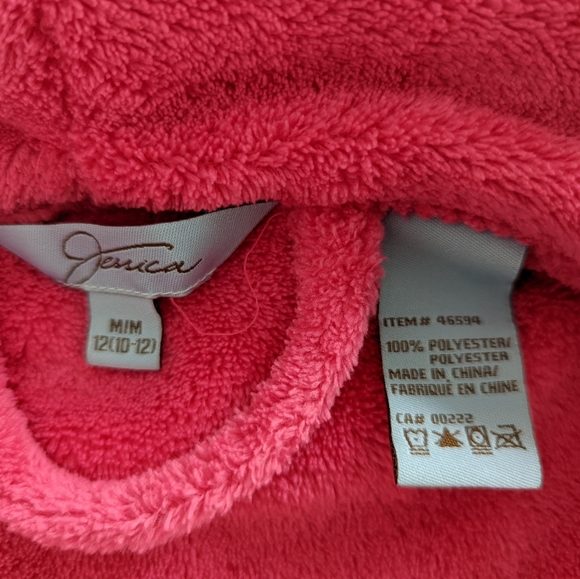 Beautiful and soft long pink bath robe - Picture 3 of 3